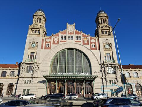 Bus Station Airport Express at Prague Central Station
